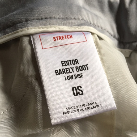 Express Editor Barely Boot Low Rise Pants - Picture 3 of 4